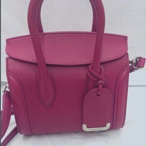 Alexander McQueen Heroine 21 Pink Italian Cross-body Shoulder Bag